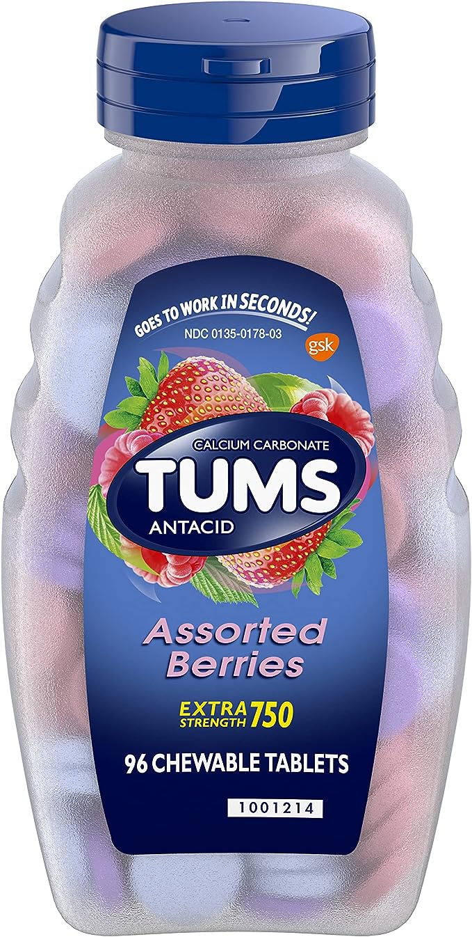 Tabletas TUMS, 96 unidades