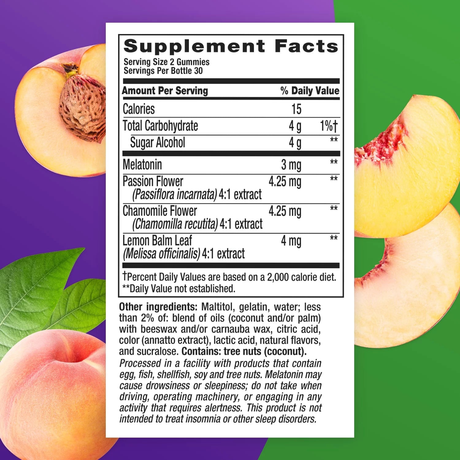 Vitafusion Sleep Well Gomitas Vitaminas, 60 unidades