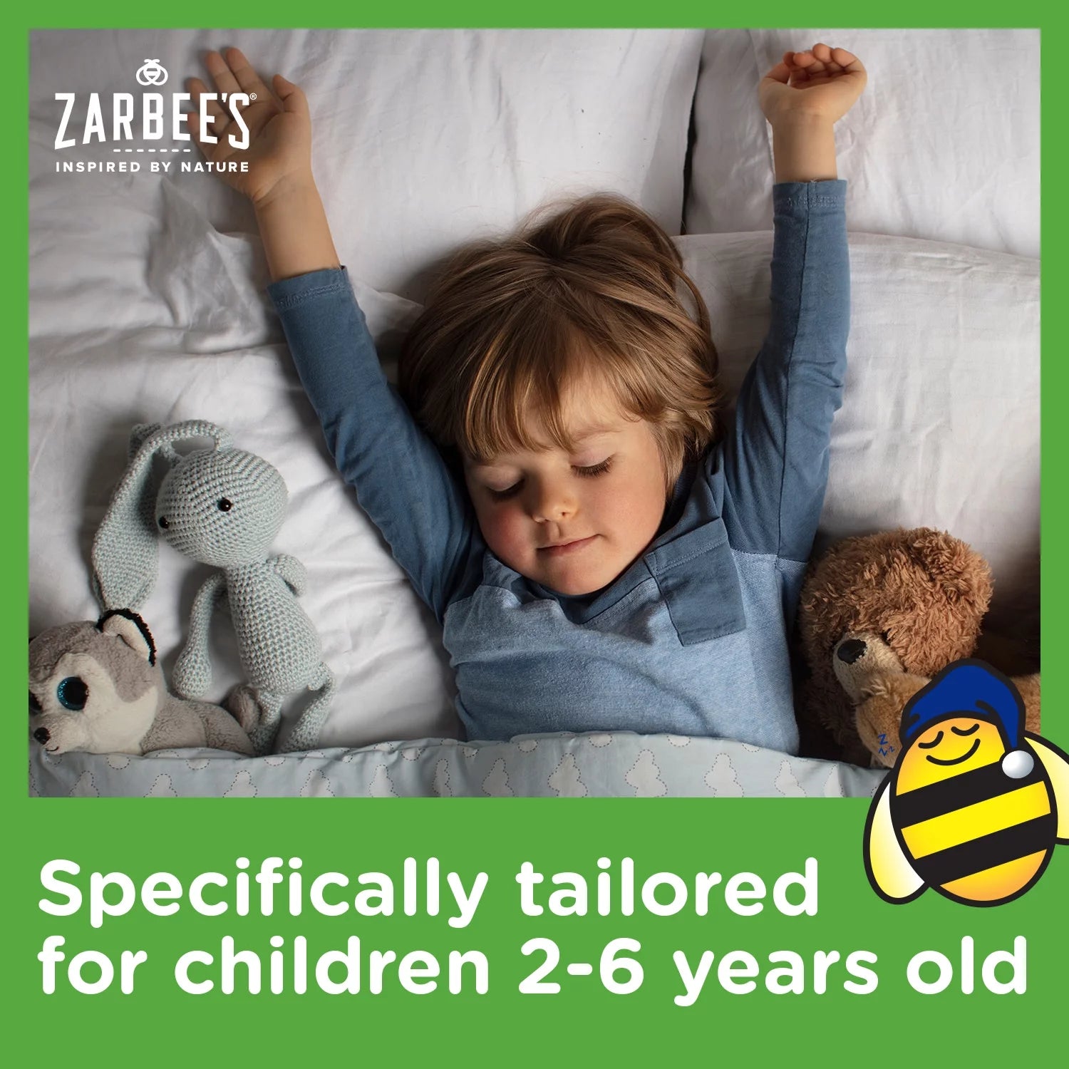 Zarbee’s Kids Cough + Mucus Nighttime with Honey, Ivy Leaf, Zinc & Elderberry, Mixed Berry, 4FL Oz