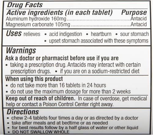 Gaviscon Antacid Extra Strength Chewable Tb Original 100 ct