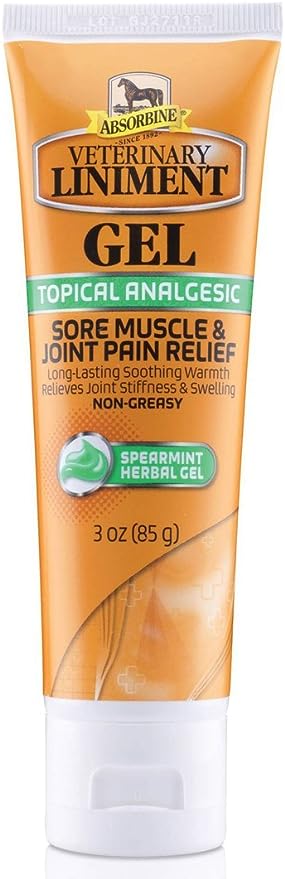 Gel de linimento veterinario, 3 oz