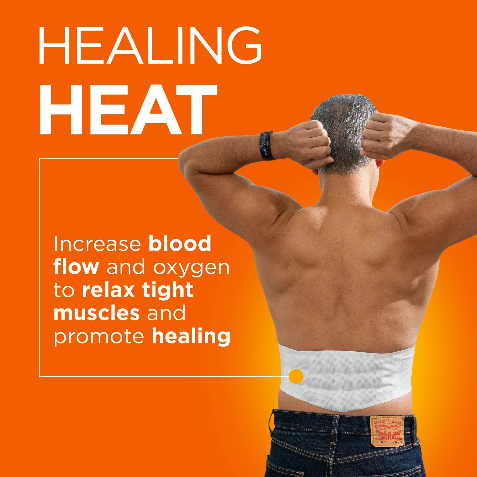 ThermaCare Lower Back & Hip Large/X-Large Pain Relief Heat Wraps, 3 Ct