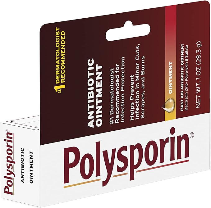 Ungüento antibiótico de primeros auxilios Polysporin -1 oz