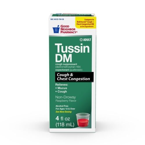 GNP Tussin DM Expectorante para la tos y la congestión, 4 oz 