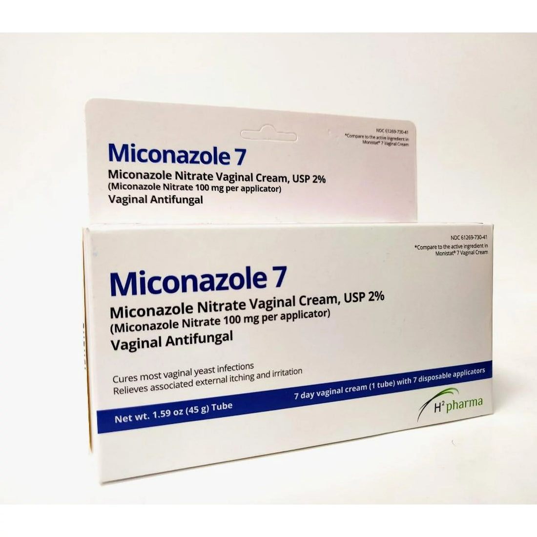Miconazole 7 - Miconazole Nitrate 2% Vaginal Cream, 1.59 oz Tube - Antifungal for Yeast Infection, Relieves Itching