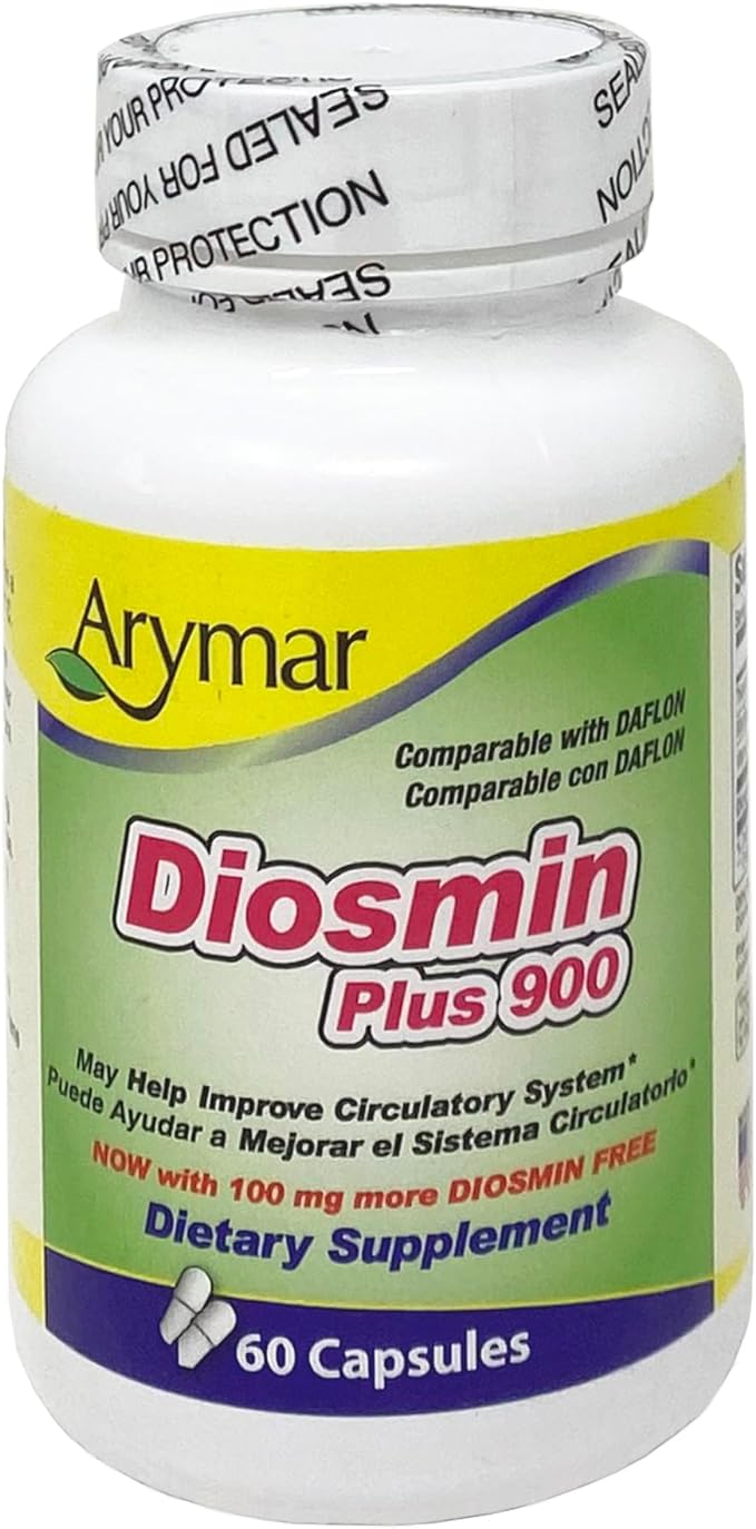 Diosmin Plus 900, Circulatory System Support (60 Capsules/Pack of 1)