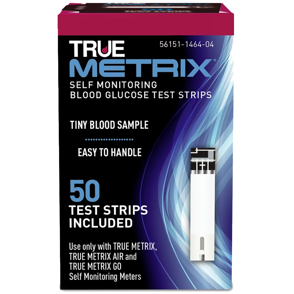 Tira reactiva TRUE Metrix de Trividia Health, Inc (recuento de 50) 