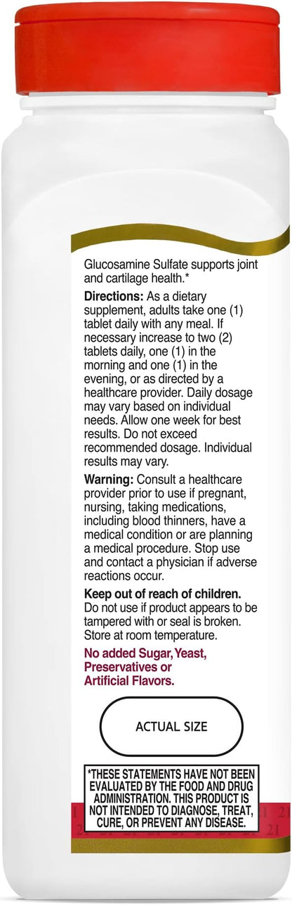 21st Century Glucosamine Relief® tabletas de 1000 mg, 120 unidades