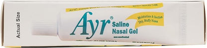 Ayr Saline Nasal Gel, With Soothing Aloe, 0.5 Ounce Tube (Pack of 1)