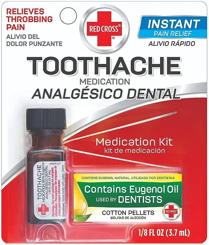 Red Cross Complete Medication Kit For Tooth Pain