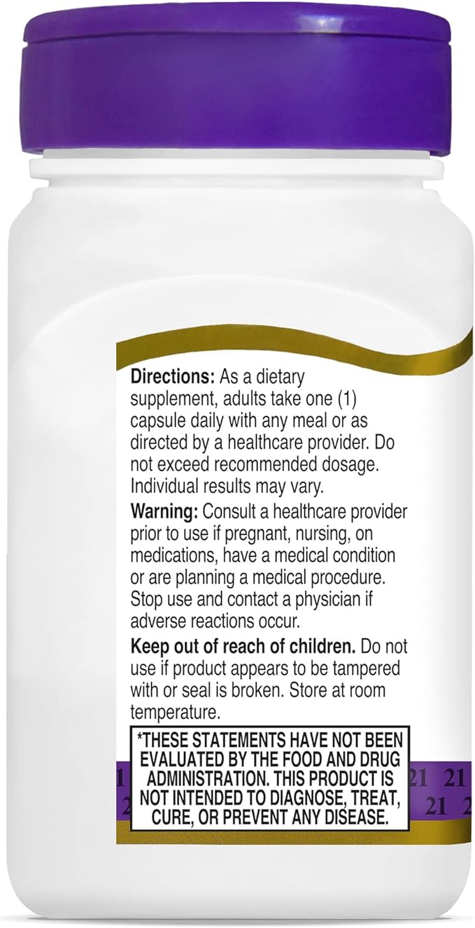 21st Century Digestive Enzymes Capsules, 60 Count