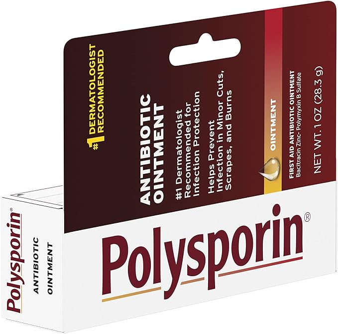 Ungüento antibiótico de primeros auxilios Polysporin -1 oz 