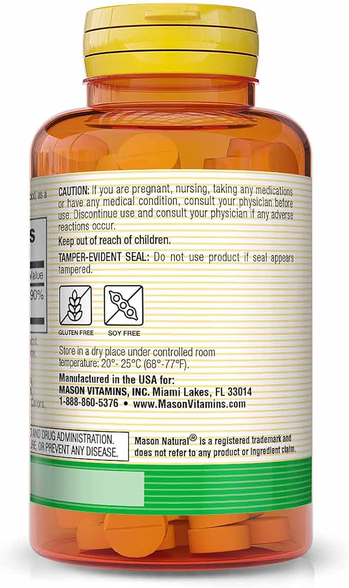 MASON NATURAL Vitamin B-2 100mg 100 TABS