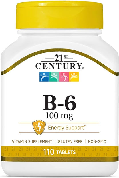 21ST CENTURY® VITAMINA B-6 100 mg 